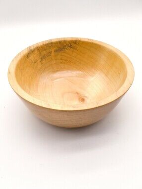 Handcrafted Grumpsy Artist Signed Wood Turned Bowl - Hardwood